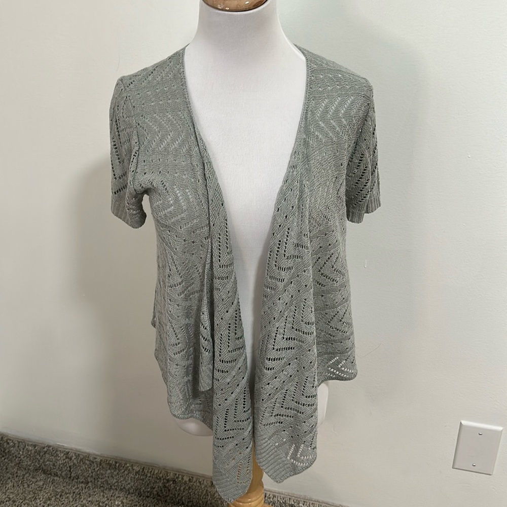 🍏 Vintage Sweet Kizz Drape Front Cardigan Sweater